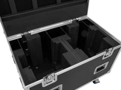 ROADINGER Flightcase Highline 2x DMH-380 con ruote