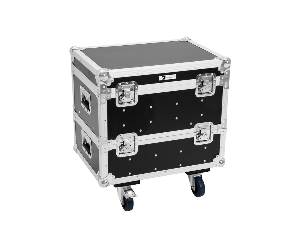 ROADINGER Flightcase 8x IP PIX Strobe RGB CW+WW con ruote