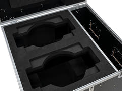 ROADINGER Flightcase PRO 2x IP TMH-W285 con ruote