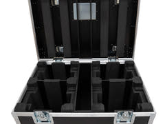 ROADINGER Flightcase HIGHLINE 4x LED IP TMH-S250/B250, con ruote