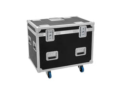 ROADINGER Flightcase HIGHLINE 4x LED IP TMH-S250/B250, con ruote