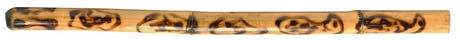 Didgeridoo Kamballa in bambù fiammato, ca. 120 cm