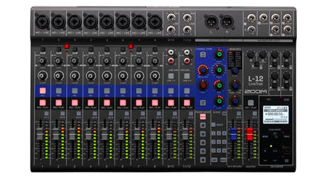 Zoom LiveTrak L-12 mixer digitali e registratore