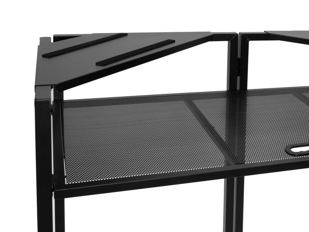 OMNITRONIC Piastre angolari incl. borsa per supporto DJ mobile