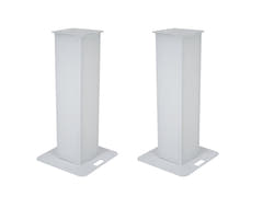 EUROLITE Set 2x Supporto Stage 100cm + 2x LED B-40 Beam Effect bianco