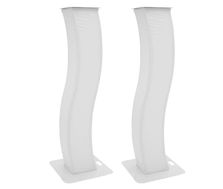 Supporti per palco con Gambe Curve in Acciaio 2 pz.
