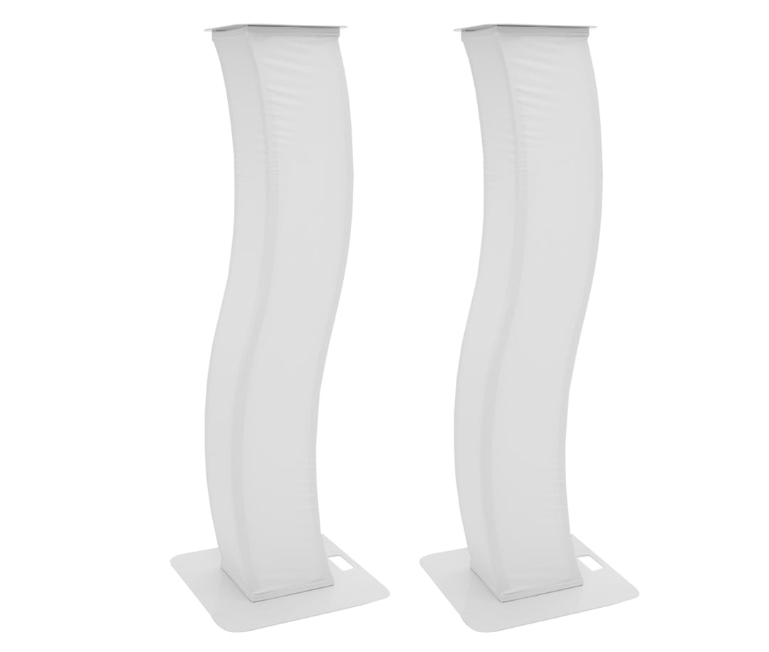 Supporti per palco con Gambe Curve in Acciaio 2 pz.