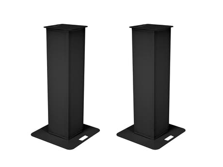 EUROLITE 2x Supporto Stage 150cm incl. Copertura e Borsa, nero