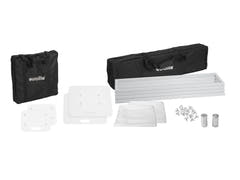 EUROLITE 2x Stage supporto 150cm incl. Cover e borsa, bianco