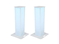 EUROLITE 2x Stage supporto 150cm incl. Cover e borsa, bianco