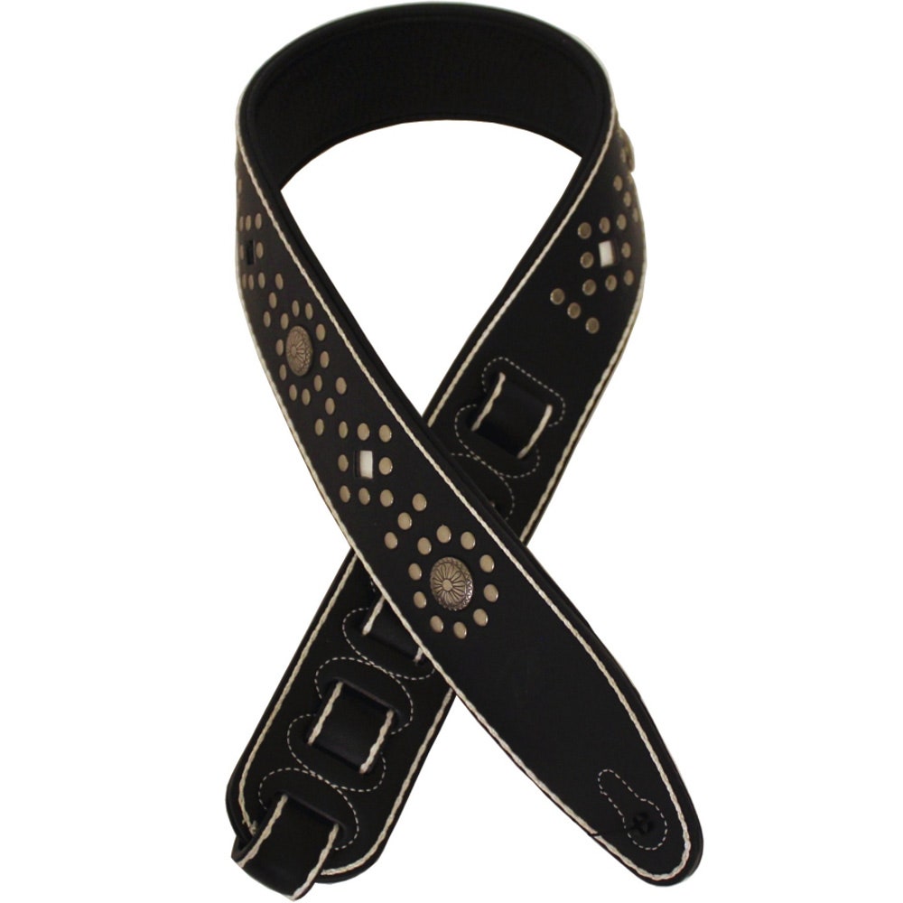 Profile DLX01-2 Tracolla in pelle per abito Black