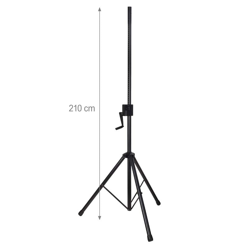 Wind-Up stand per altoparlante 130-210cm (70 kg)