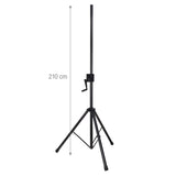 Wind-Up stand per altoparlante 130-210cm (70 kg)