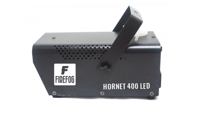 Firefog Hornet 400LED macchina del fumo da 400 W con LED e 2 telecomandi, nera