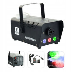 Firefog Hornet 400LED macchina del fumo da 400 W con LED e 2 telecomandi, nera