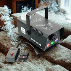 Firefog Hornet 400LED macchina del fumo da 400 W con LED e 2 telecomandi, nera