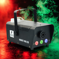 Firefog Hornet 400LED macchina del fumo da 400 W con LED e 2 telecomandi, nera