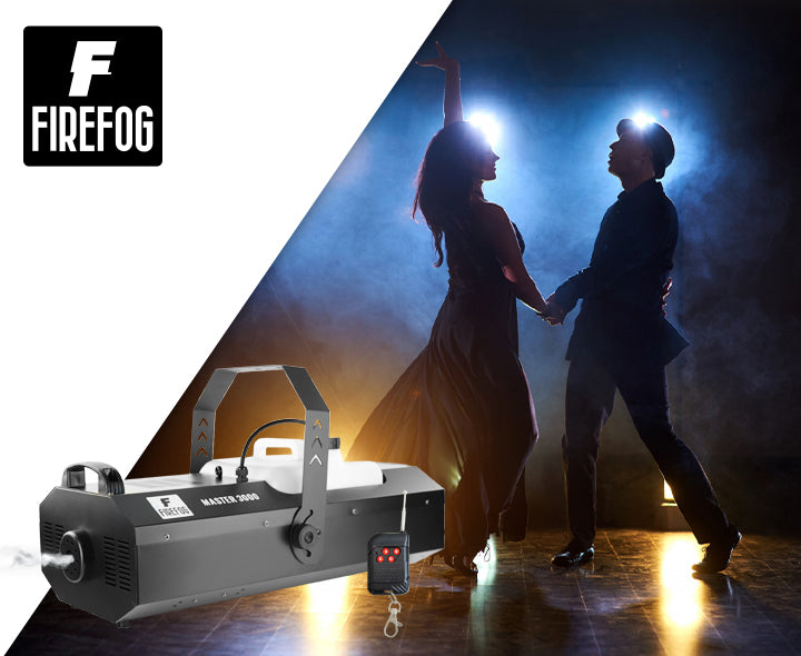 Firefog Master 3000 macchina del fumo da 3000 W con DMX e telecomando