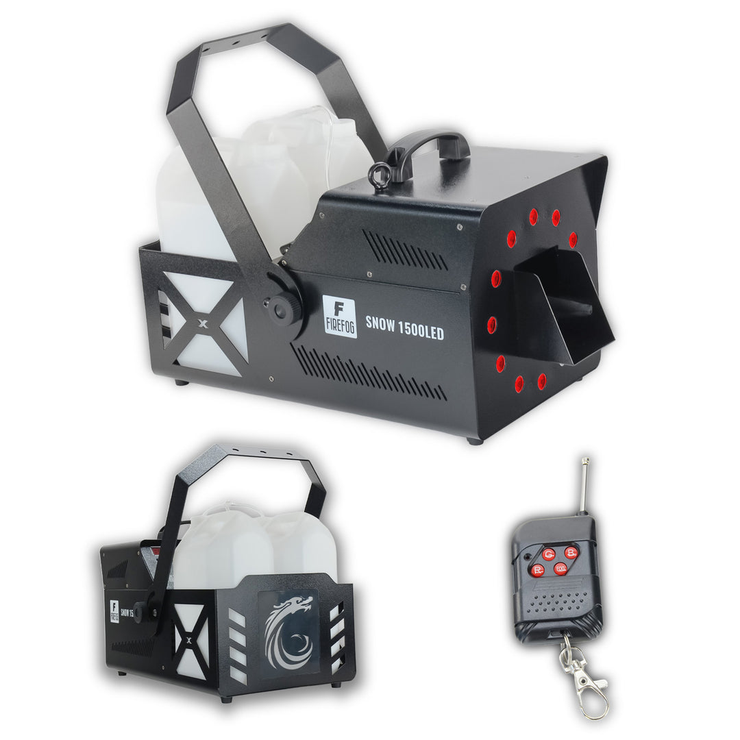 Firefog Snow 1500LED macchine della neve 1500 W con RGB LED e DMX