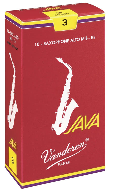 Vandoren Reeds sassofono contralto Java Filed Red - 2 1/2