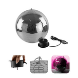 Sfera a specchi da 20 cm con motore
