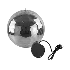 Sfera a specchi da 20 cm con motore