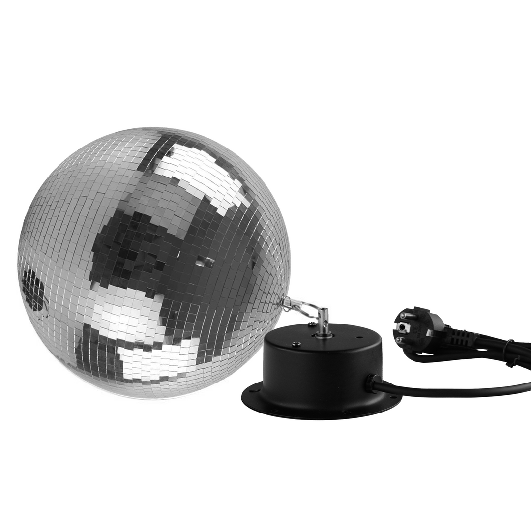 Sfera a specchi da 20 cm con motore