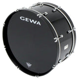 GEWA grancassa da marcia 26" x 12", nera, pelli Remo