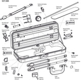 GEWA supporto per tubicini per corde nella custodia del violino, con vite