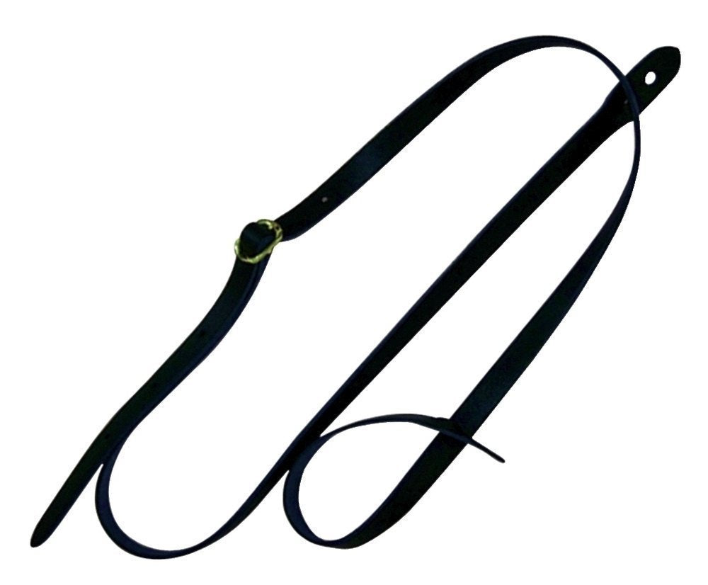 Fire & Stone tracolla in pelle per mandolino bluegrass, nera