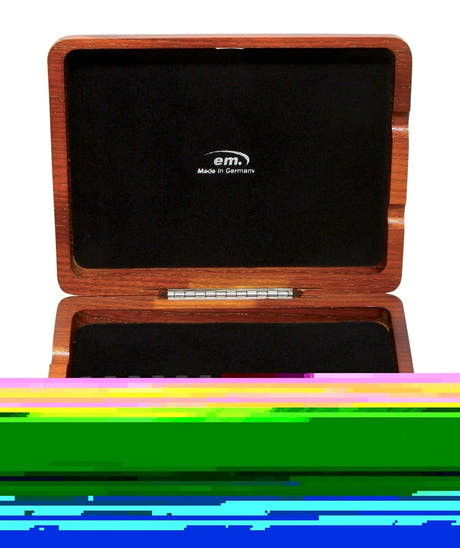 GEWA custodia per ance Oboe 12 tubi - Finitura laccata rosso-marrone