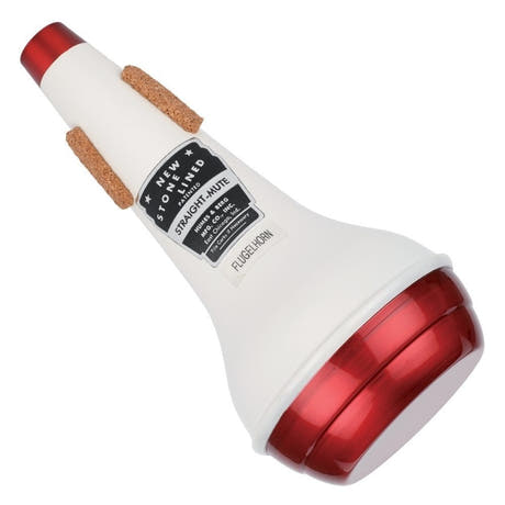 Humes & Berg Straight 285 sordina straight per flicorno, rossa e bianca