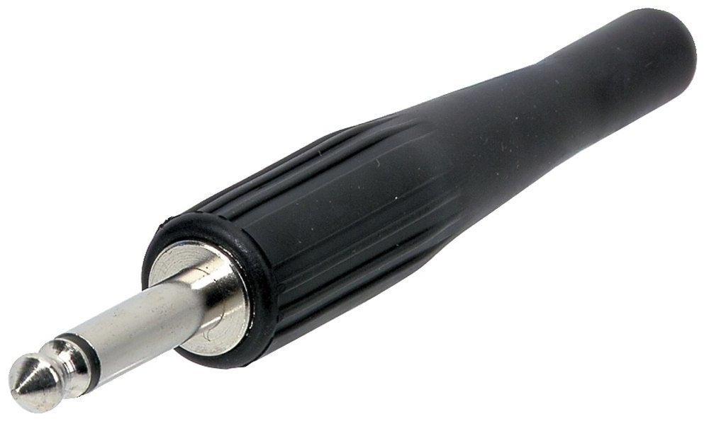 GEWA connettore jack mono da 6,3 mm con manicotto in gomma lungo