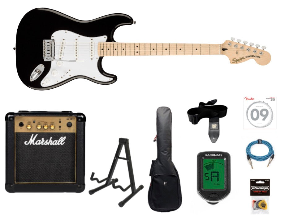 Fender Squier Affinity Stratocaster Starter Kit (Black)