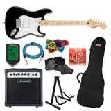 Fender Squier Affinity Stratocaster Pacchetto Iniziale (Nero)