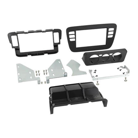 Cornice 2-DIN per Mii, Citigo e Up (Nero)
