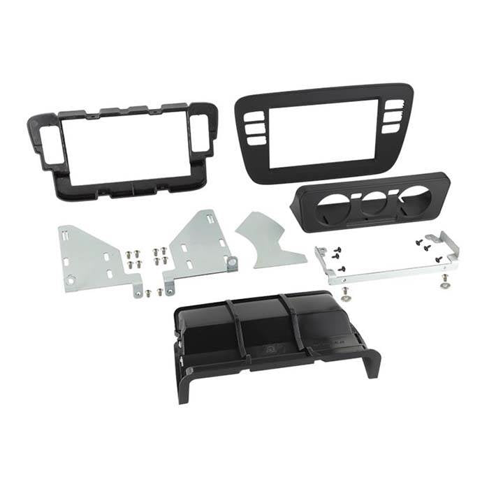 Cornice 2-DIN per Mii, Citigo e Up (Nero)