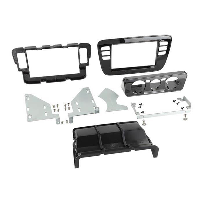 Cornice 2-DIN per Mii, Citigo e Up (Nero Lucido)