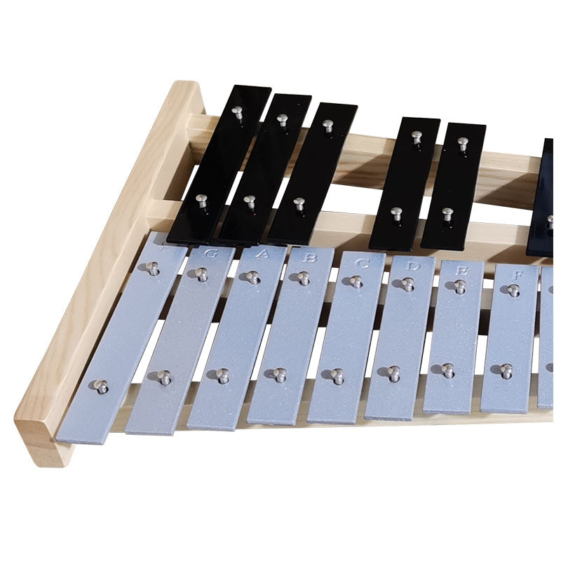 V-TONE DC27 Glockenspiel cromatico per bambini – 27 toni con custodia e mazze