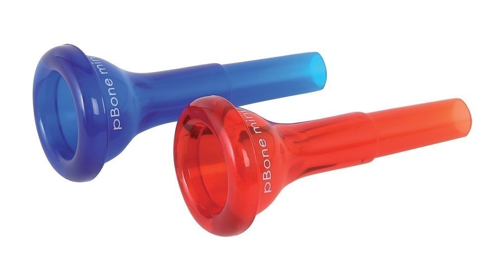 pBone Mini bocchino per trombone contralto, ABS, blu