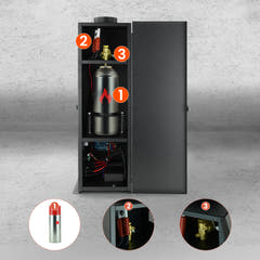 Firefog FLAME100 macchina per fiamme con DMX