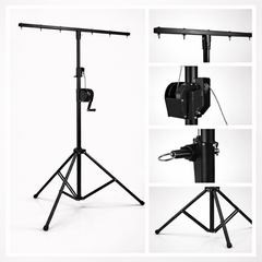 Hardman LS2 wind-up, stativo per luci da 1,6 a 2,8 m, 50 kg