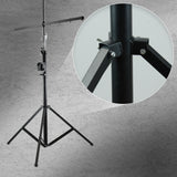 Hardman LS4 wind-up, stativo per luci con doppia barra trasversale, da 1,7 a 4,3 m