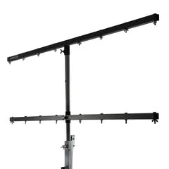 Hardman LS4 wind-up, stativo per luci con doppia barra trasversale, da 1,7 a 4,3 m