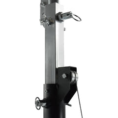 Hardman LS4 wind-up, stativo per luci con doppia barra trasversale, da 1,7 a 4,3 m