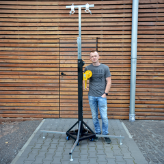 Hardman ST150 torre scenica con argano, da 1,75 a 4,3 m, 150 kg