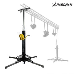 Hardman ST300 torre scenica con argano, da 2 a 5,5 m, 300 kg