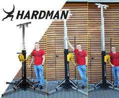 Hardman ST300 torre scenica con argano, da 2 a 5,5 m, 300 kg