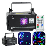 Firefog RGB laser disco 400 mW con DMX e telecomando