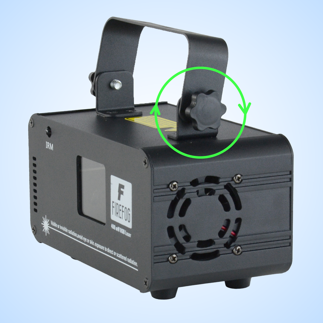 Firefog RGB laser disco 400 mW con DMX e telecomando